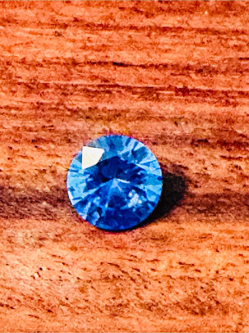 Natural Blue Cornflower Sapphire 2 Ct Round Cut Loose Gemstone